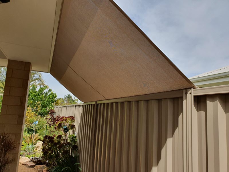 Awning installed in Perth home.