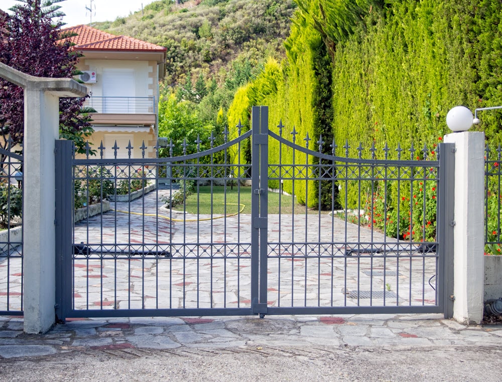 Property fencing around a Perth home helping to keep it secure and improve property value.