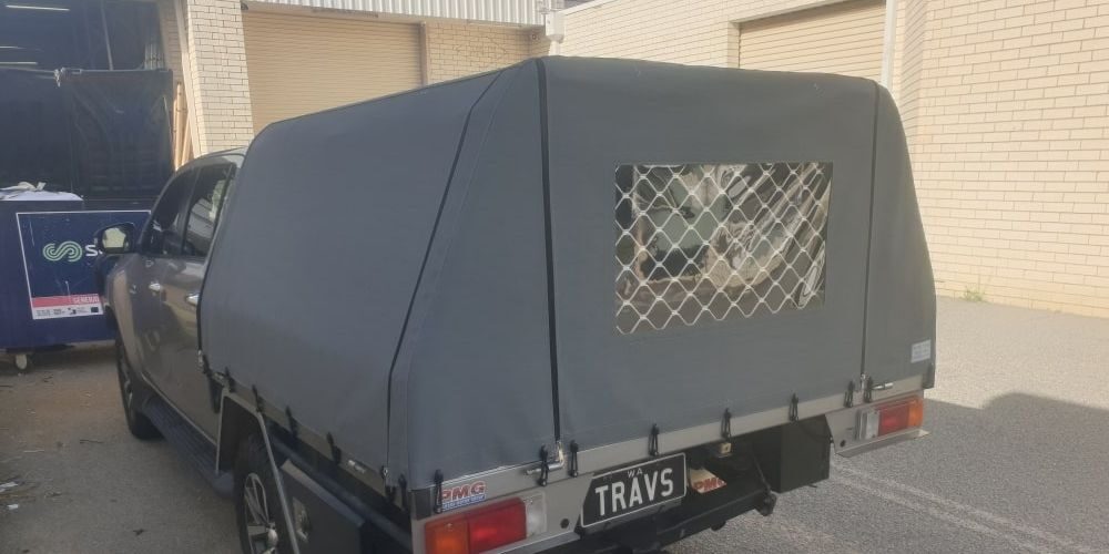 Canvas ute canopy perth.