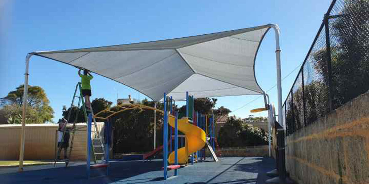 Custom shade sail design.