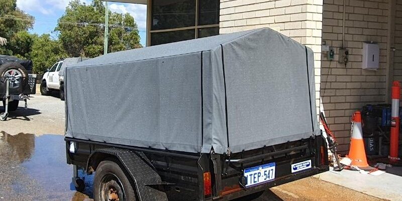 PVC and canvas trailer covers.