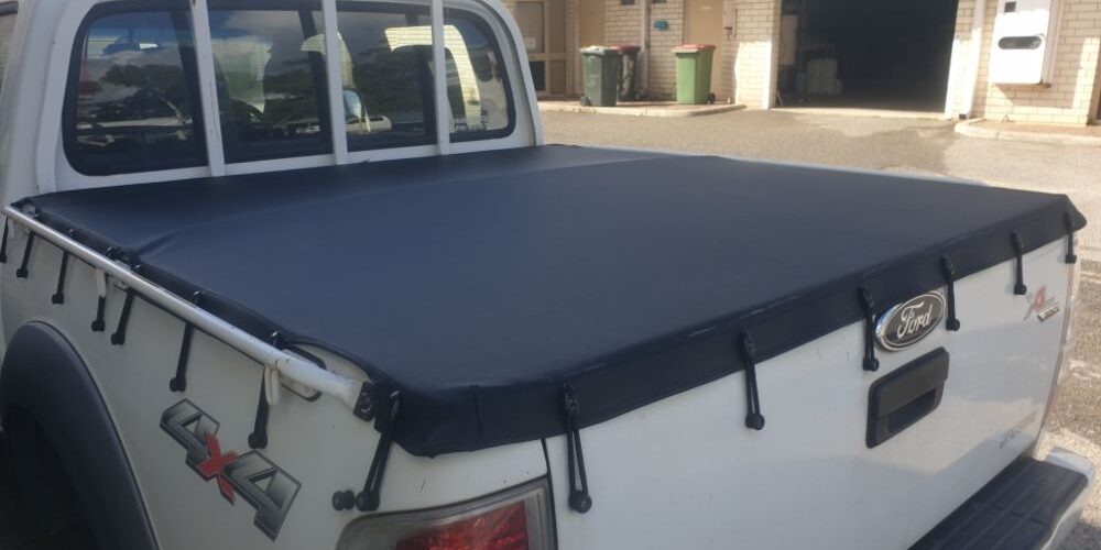 Traditional ute tonneau cover.