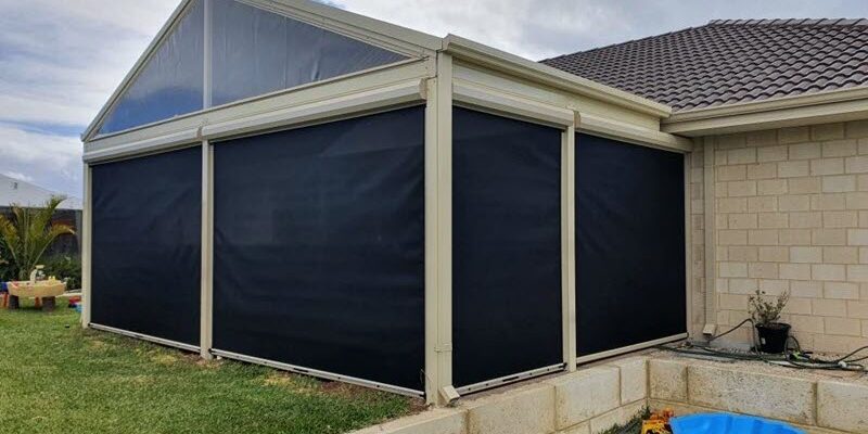 ziptrak black blinds perth